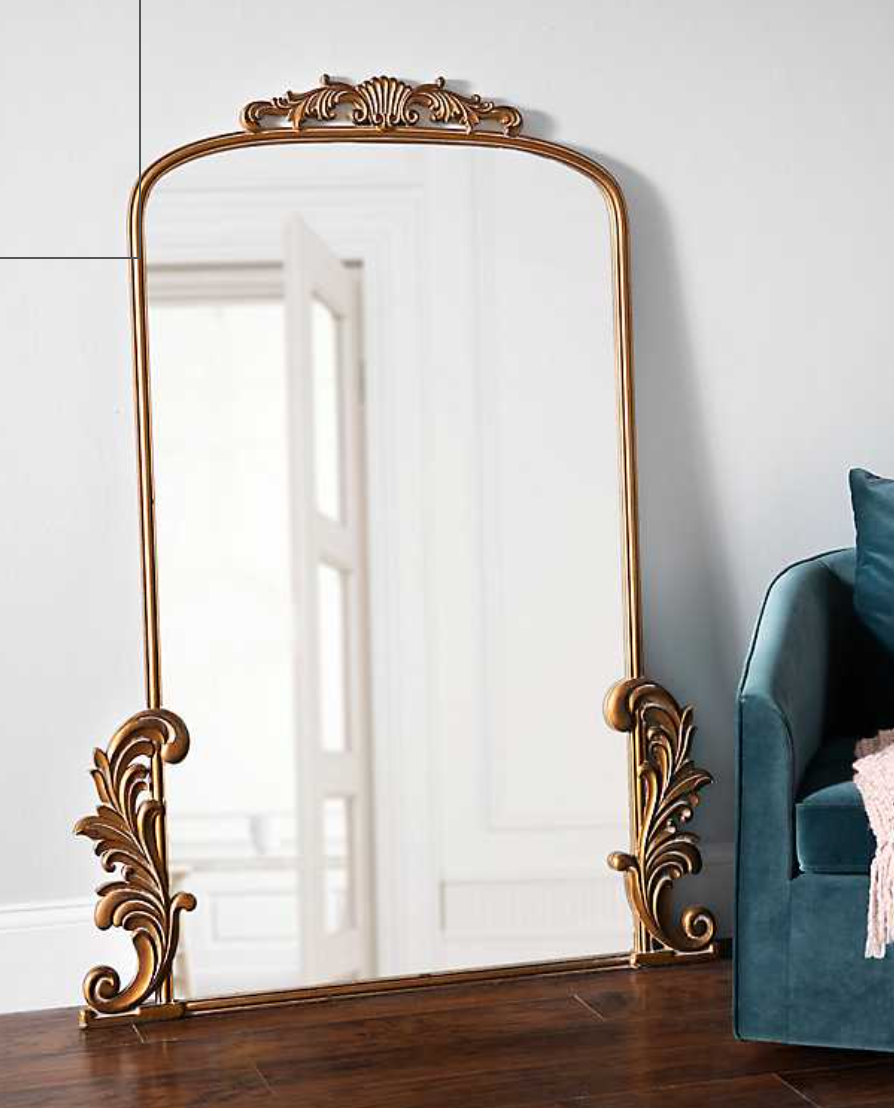 Gold Ornate Leaner Mirror 46 x 63 — THE WHITE HOUSE CO.